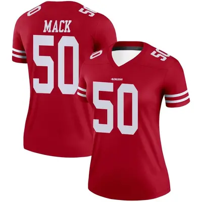 Women's Legend Alex Mack San Francisco 49ers Scarlet Jersey