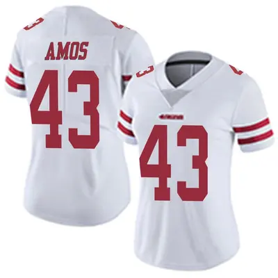 Women's Limited Adrian Amos San Francisco 49ers White Vapor Untouchable Jersey