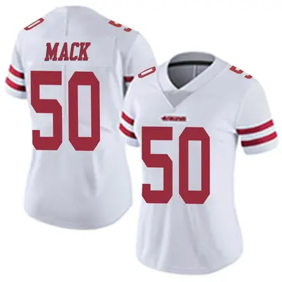 Women's Limited Alex Mack San Francisco 49ers White Vapor Untouchable Jersey