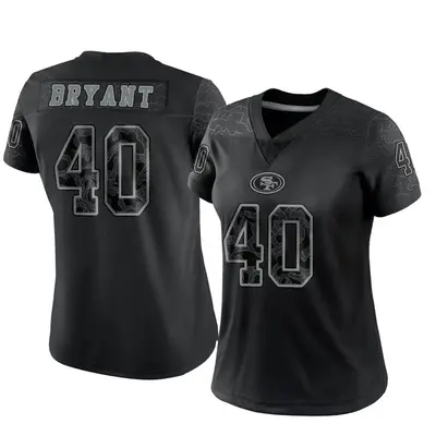 Women's Limited Austin Bryant San Francisco 49ers Black Reflective Jersey