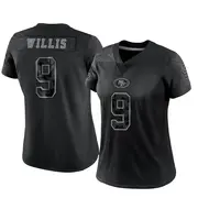 Women's Limited Brayden Willis San Francisco 49ers Black Reflective Jersey