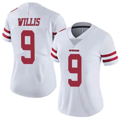 Women's Limited Brayden Willis San Francisco 49ers White Vapor Untouchable Jersey