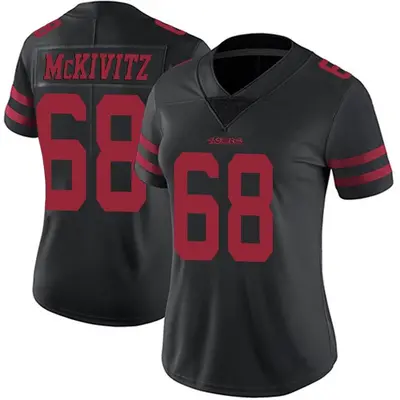 Women's Limited Colton McKivitz San Francisco 49ers Black Alternate Vapor Untouchable Jersey