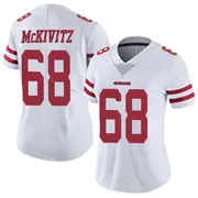 Women's Limited Colton McKivitz San Francisco 49ers White Vapor Untouchable Jersey