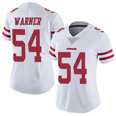 Women's Limited Fred Warner San Francisco 49ers White Vapor Untouchable Jersey