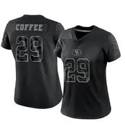 Women's Limited Glen Coffee San Francisco 49ers Black Reflective Jersey