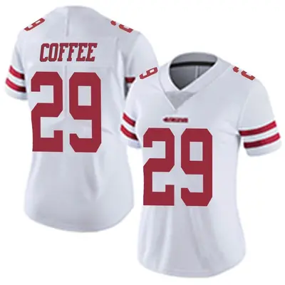 Women's Limited Glen Coffee San Francisco 49ers White Vapor Untouchable Jersey