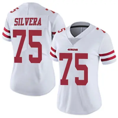 Women's Limited Nesta Jade Silvera San Francisco 49ers White Vapor Untouchable Jersey