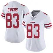 Women's Limited Terique Owens San Francisco 49ers White Vapor Untouchable Jersey