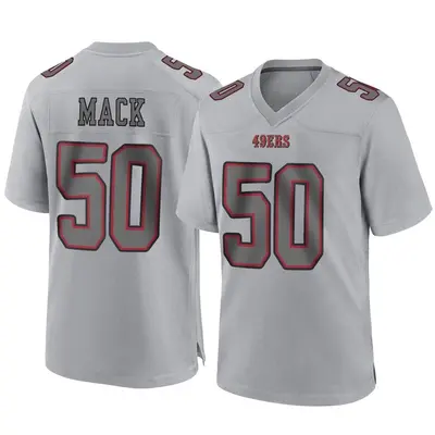 Youth Game Alex Mack San Francisco 49ers Gray Atmosphere Fashion Jersey