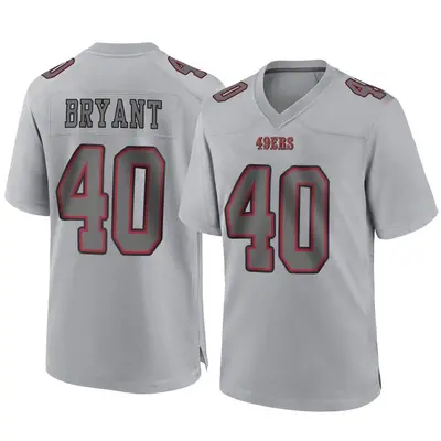 Youth Game Austin Bryant San Francisco 49ers Gray Atmosphere Fashion Jersey