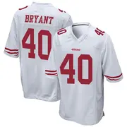 Youth Game Austin Bryant San Francisco 49ers White Jersey