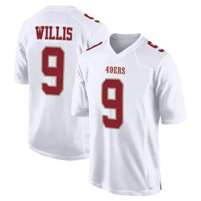 Youth Game Brayden Willis San Francisco 49ers White Fashion Jersey