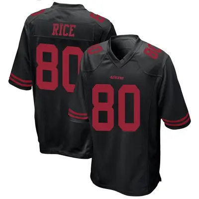 Youth Game Jerry Rice San Francisco 49ers Black Alternate Jersey