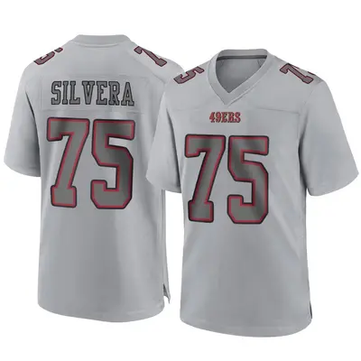 Youth Game Nesta Jade Silvera San Francisco 49ers Gray Atmosphere Fashion Jersey