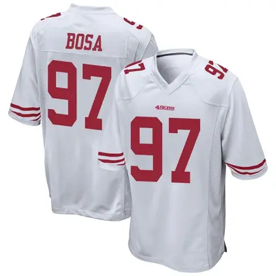 Youth Game Nick Bosa San Francisco 49ers White Jersey