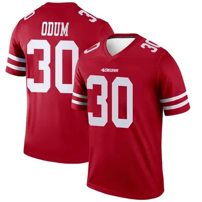 Youth Legend George Odum San Francisco 49ers Scarlet Jersey