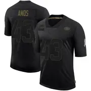 Youth Limited Adrian Amos San Francisco 49ers Black 2020 Salute To Service Jersey