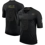 Youth Limited Brayden Willis San Francisco 49ers Black 2020 Salute To Service Jersey