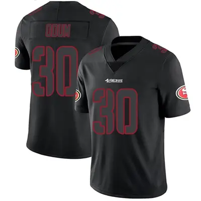 Youth Limited George Odum San Francisco 49ers Black Impact Jersey