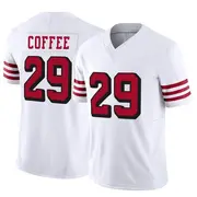 Youth Limited Glen Coffee San Francisco 49ers White Alternate Vapor F.U.S.E. Jersey