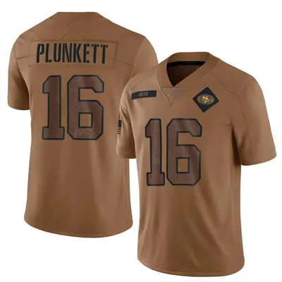 Youth Limited Jim Plunkett San Francisco 49ers Brown 2023 Salute To Service Jersey