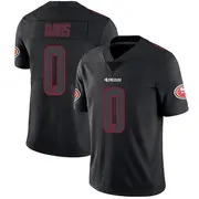 Youth Limited Khalil Davis San Francisco 49ers Black Impact Jersey