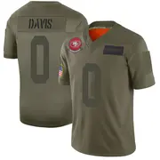 Youth Limited Khalil Davis San Francisco 49ers Camo 2019 Salute to Service Jersey