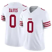 Youth Limited Khalil Davis San Francisco 49ers White Vapor F.U.S.E. Jersey