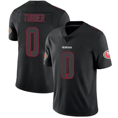 Youth Limited Malik Turner San Francisco 49ers Black Impact Jersey