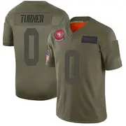 Youth Limited Malik Turner San Francisco 49ers Camo 2019 Salute to Service Jersey