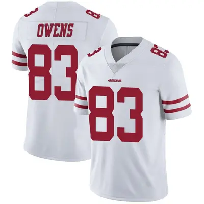 Youth Limited Terique Owens San Francisco 49ers White Vapor Untouchable Jersey